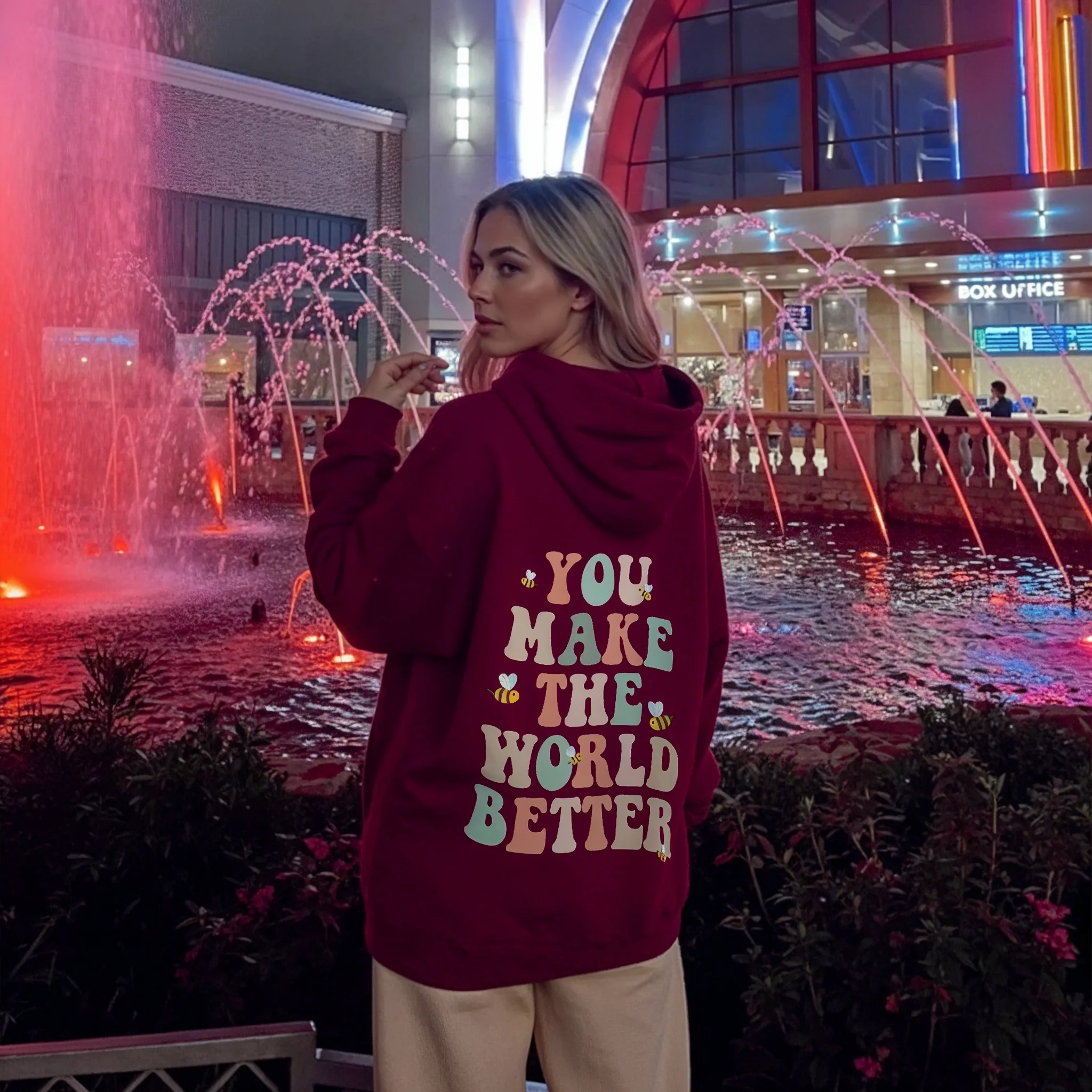 Bee Kind Hoodie - Image 3