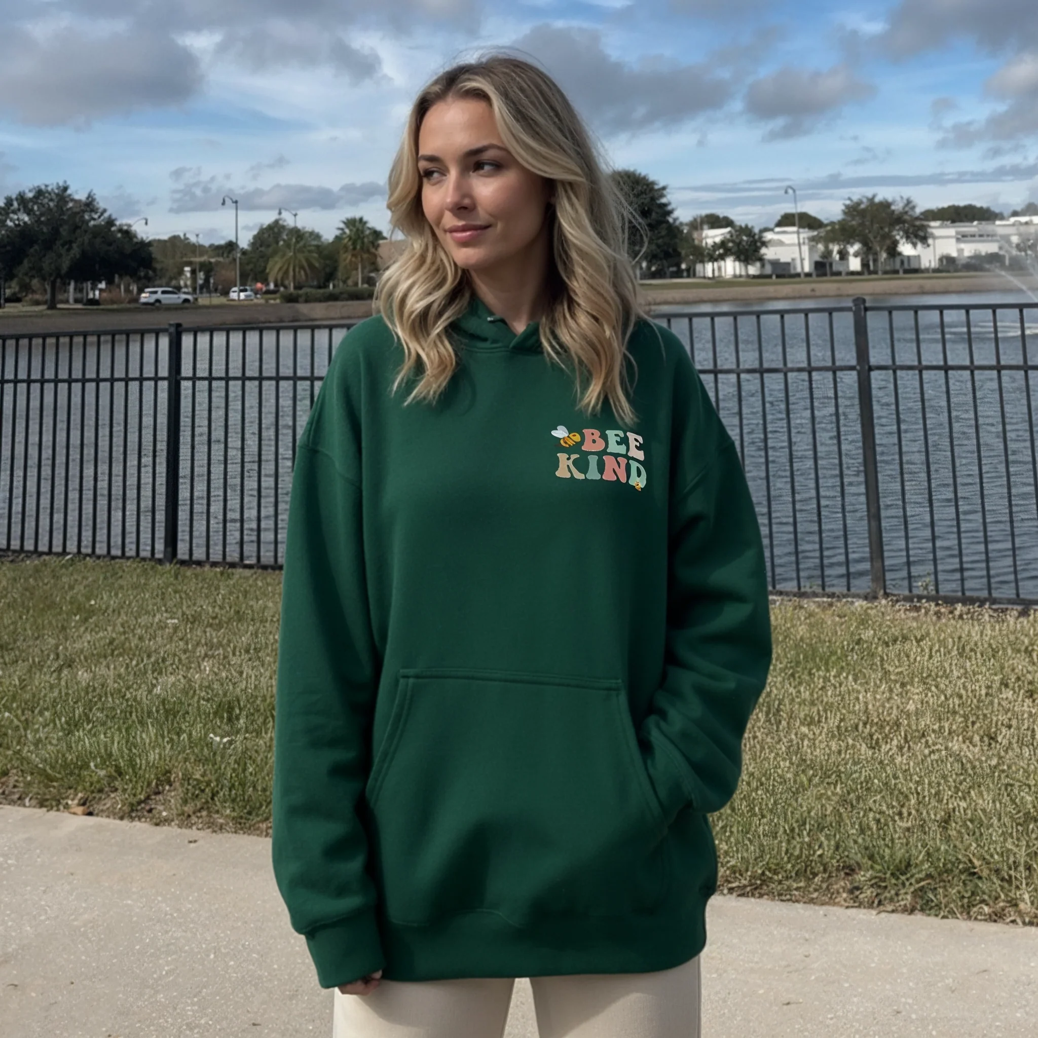 Bee Kind Hoodie - Image 6