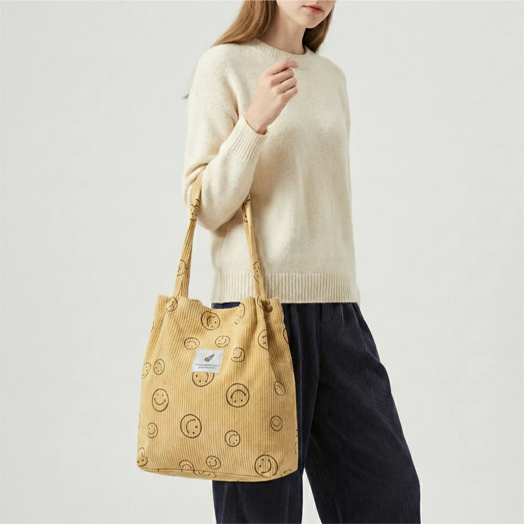 Corduroy Smile Bag - Image 14