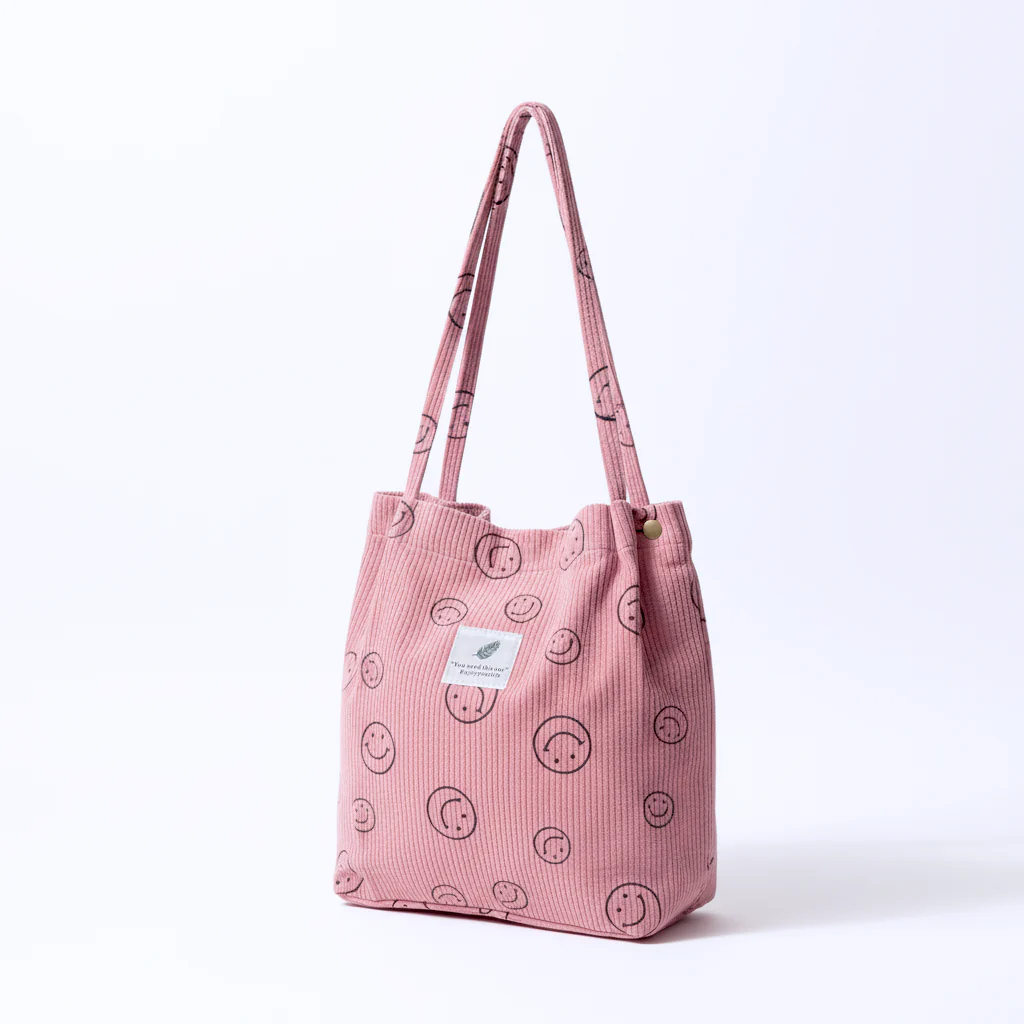 Corduroy Smile Bag - Image 7