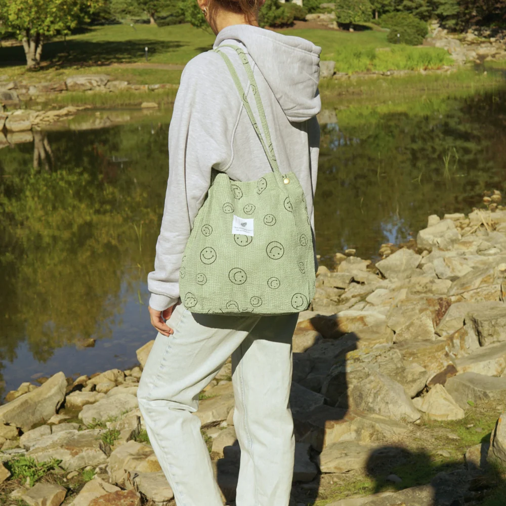 Corduroy Smile Bag - Image 14