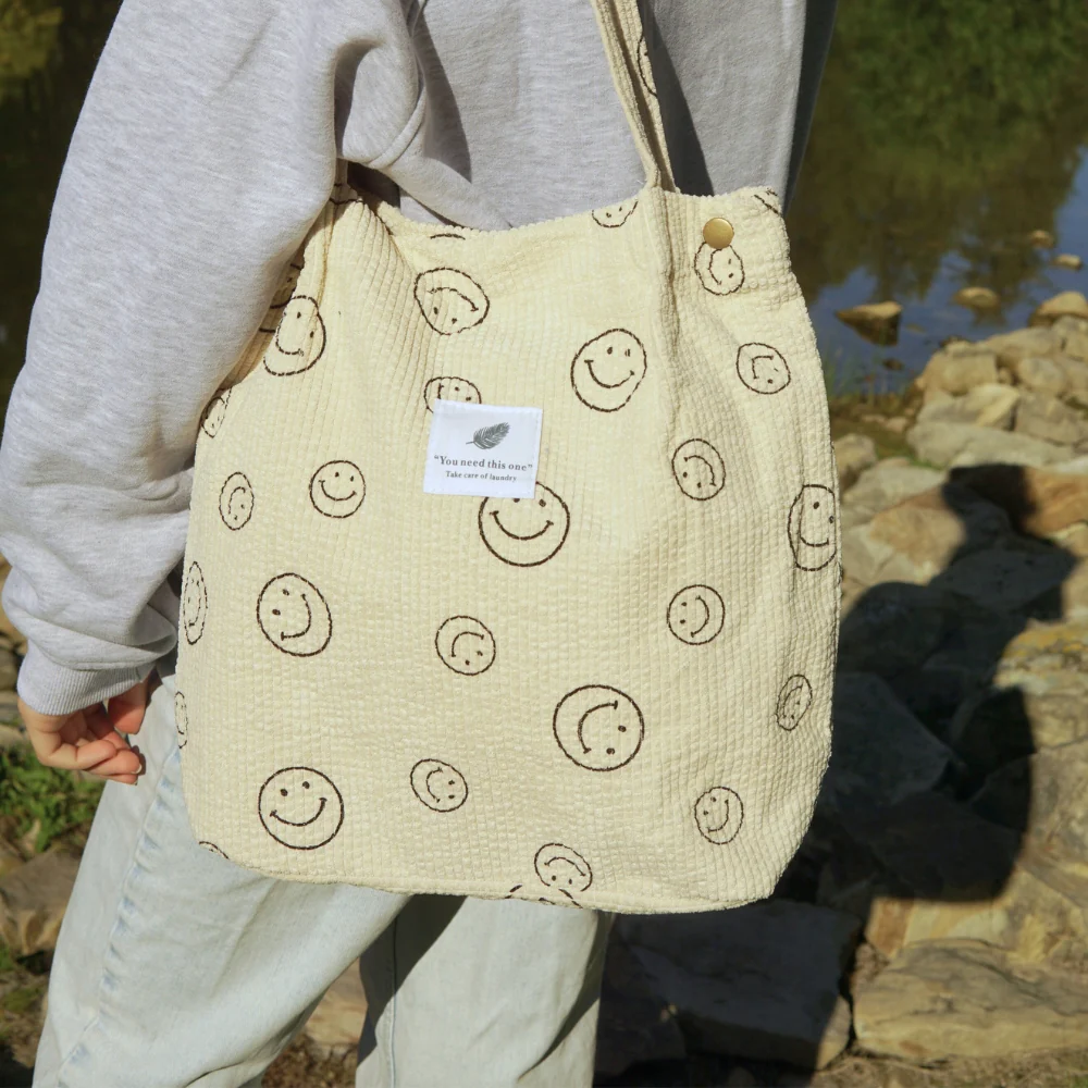 Corduroy Smile Bag - Image 16
