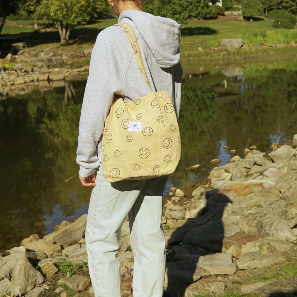 Corduroy Smile Bag - Image 21