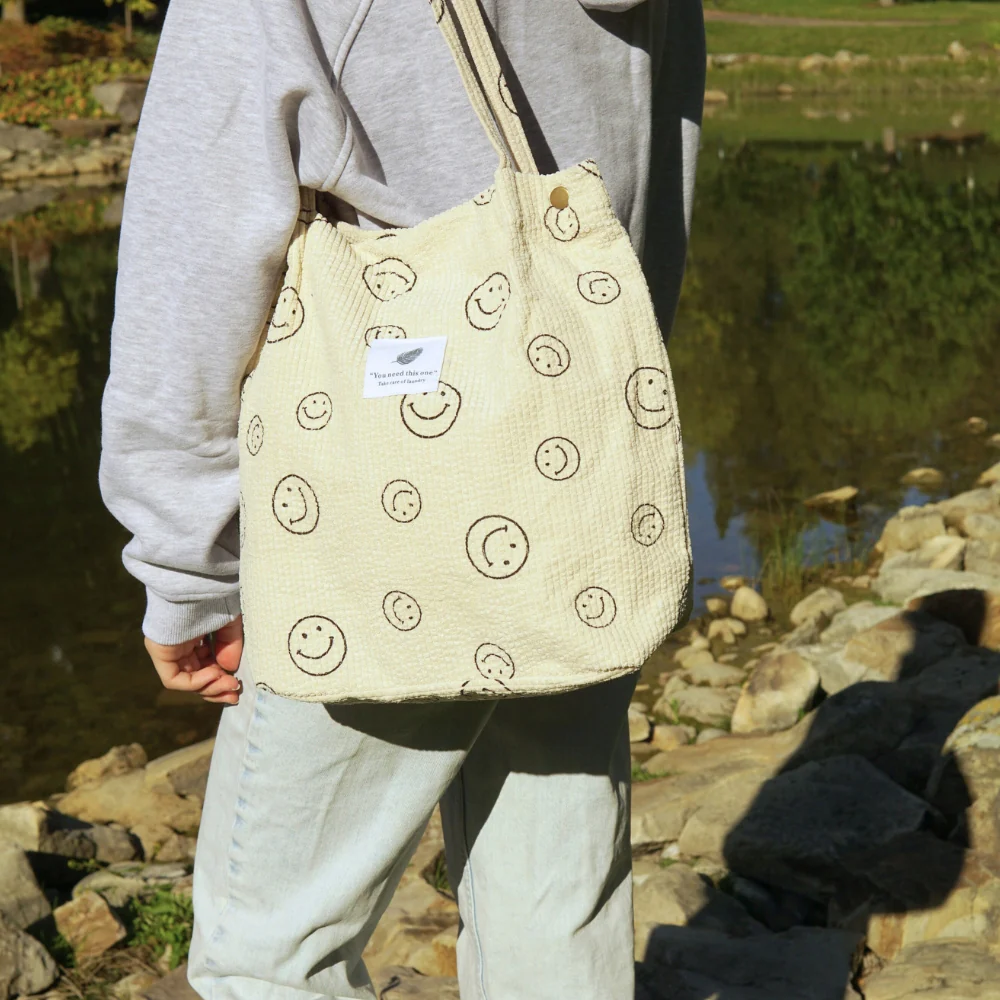 Corduroy Smile Bag - Image 14