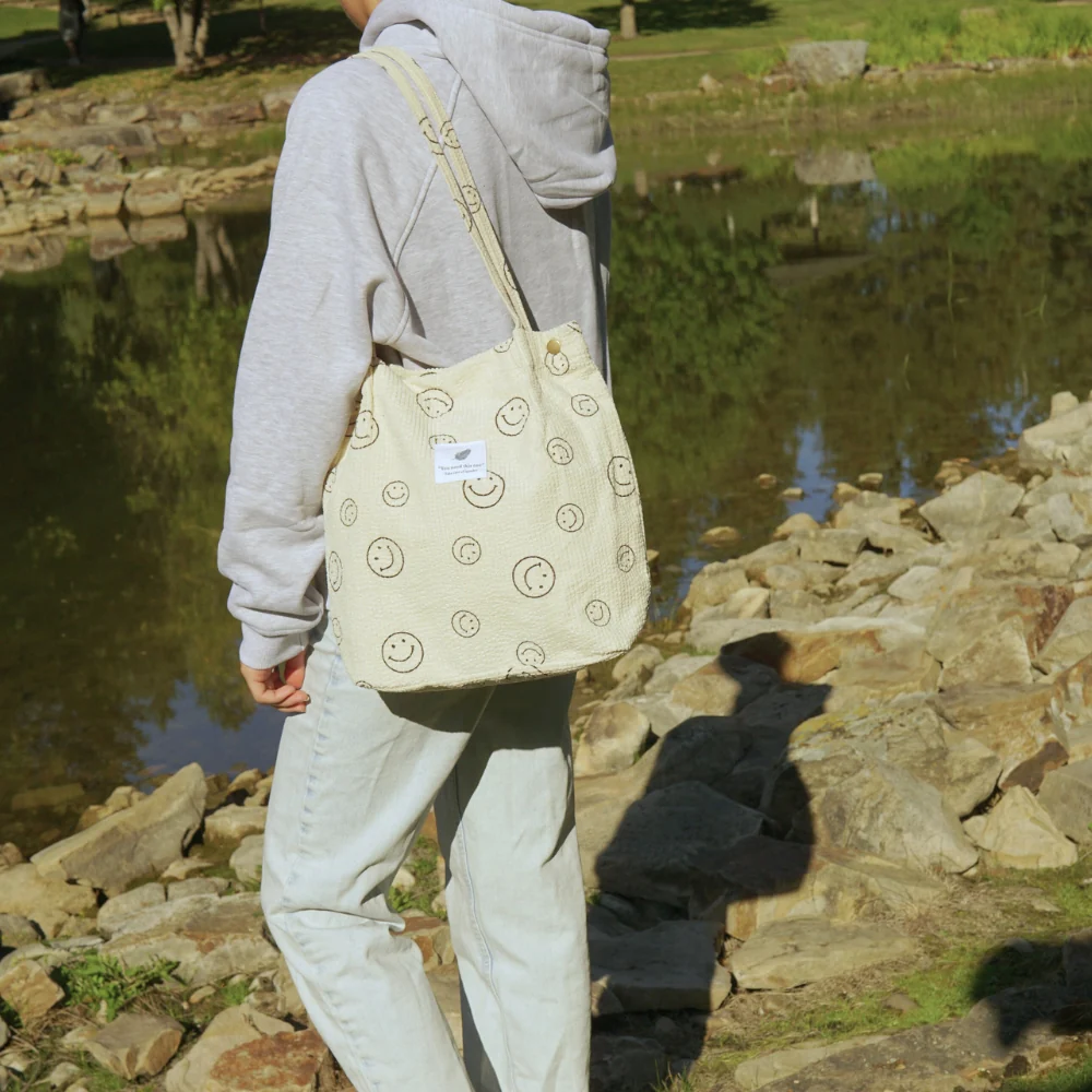 Corduroy Smile Bag - Image 15