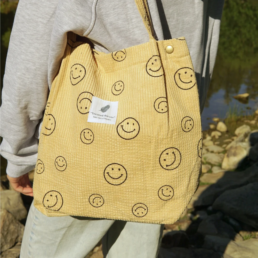 Corduroy Smile Bag - Image 16