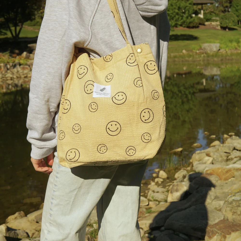 Corduroy Smile Bag - Image 17