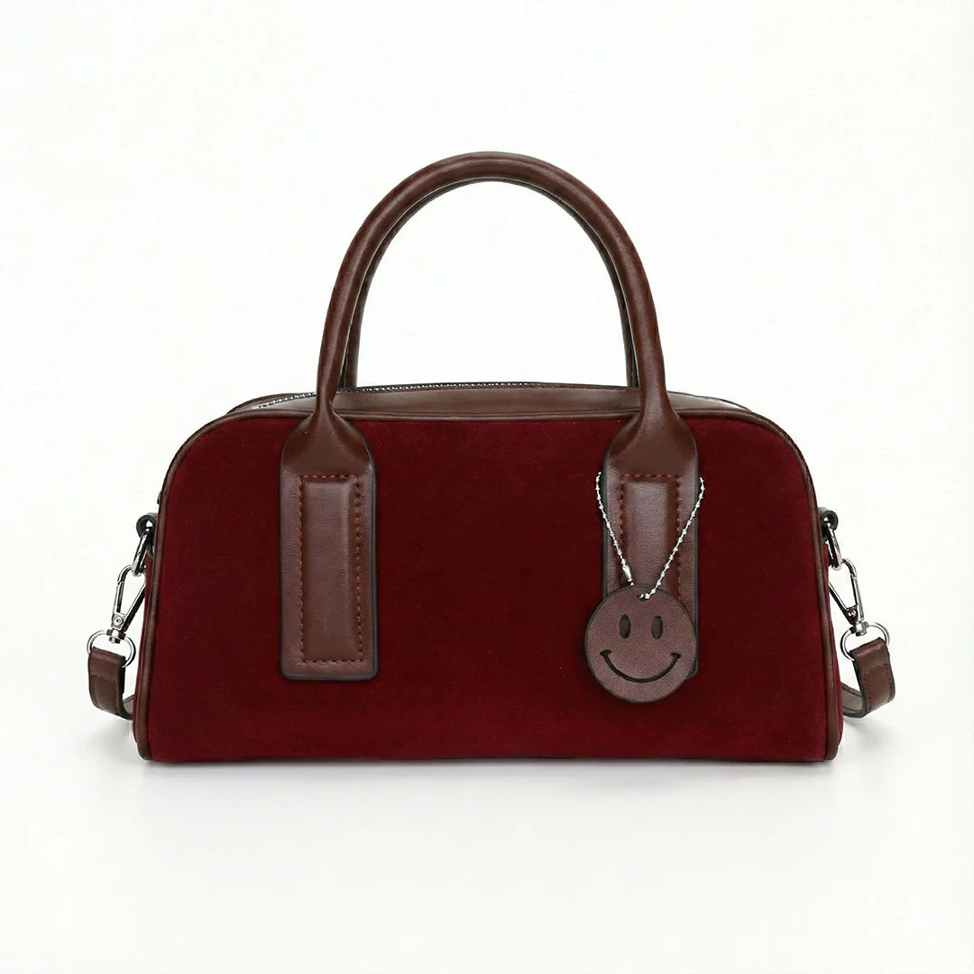 Everyday Suede Smile Bag - Image 4