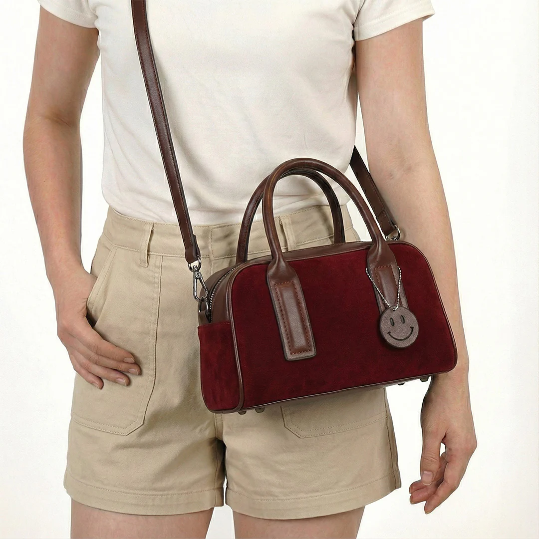 Everyday Suede Smile Bag - Image 5