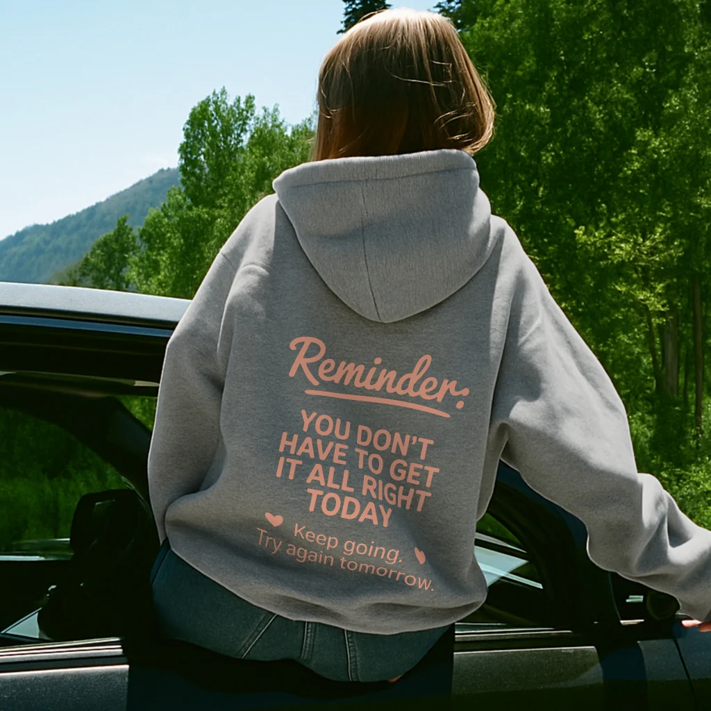Keep Trying Hoodie - Image 5