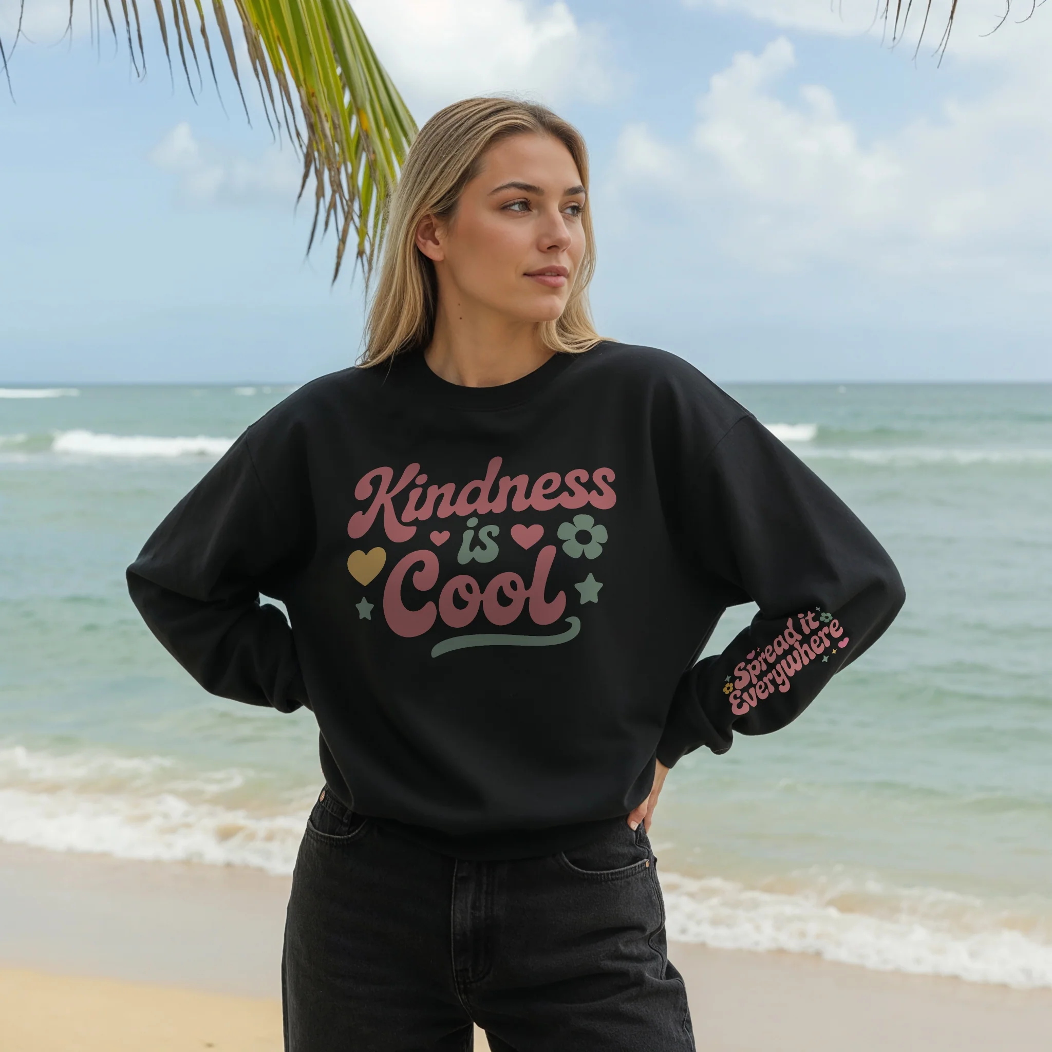 Kindness is Cool Sweater - Image 3