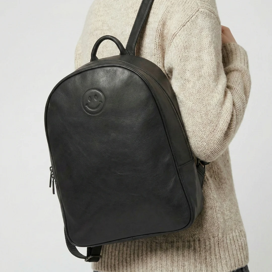 Leather Smile Backpack - Image 6