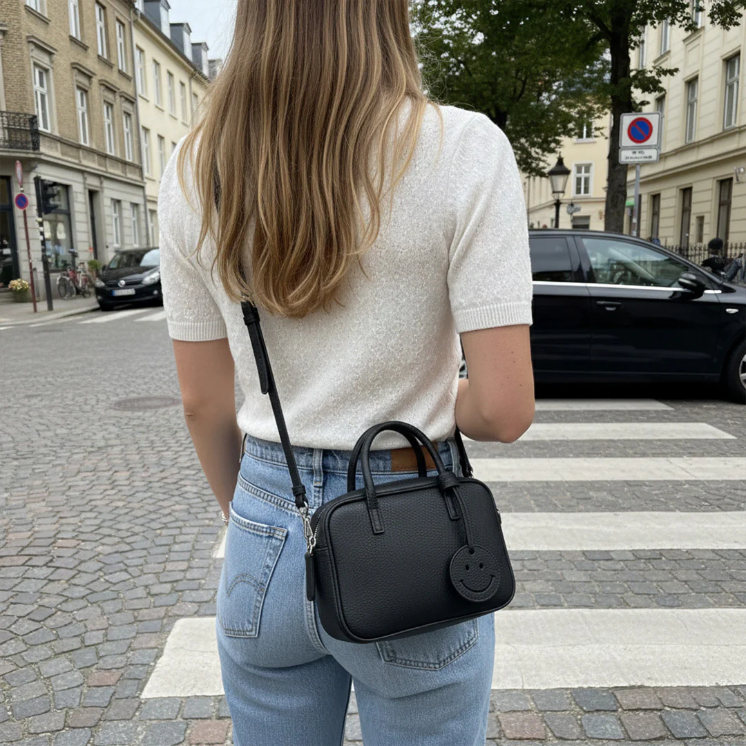 Leather Smile Crossbody - Image 6