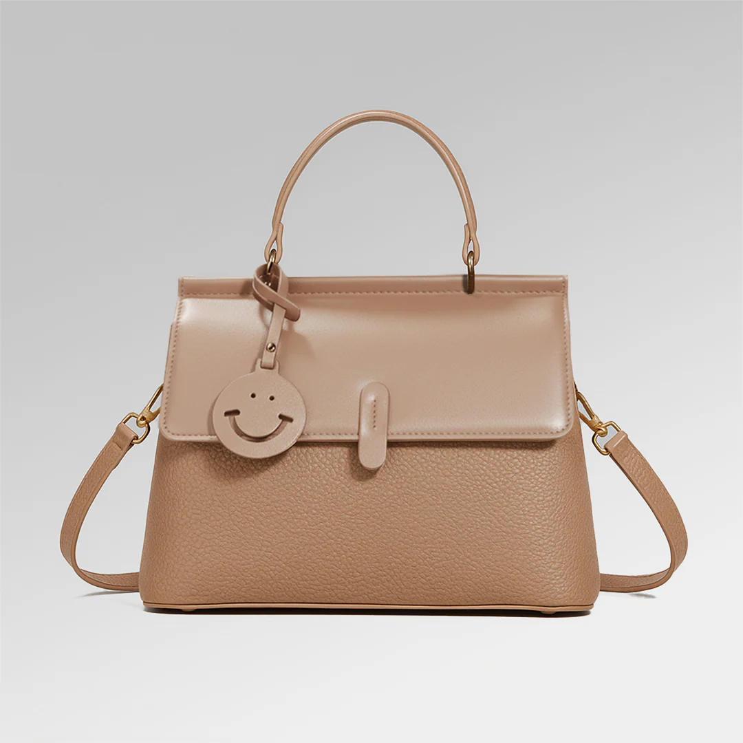 Leather Smile Messenger Bag - Image 3