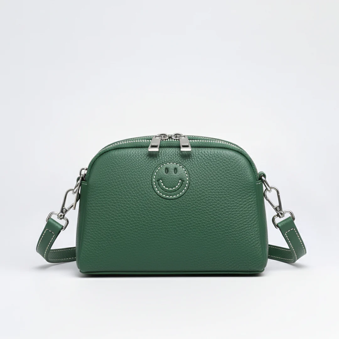 Leather Smile Shoulder Bag - Image 3