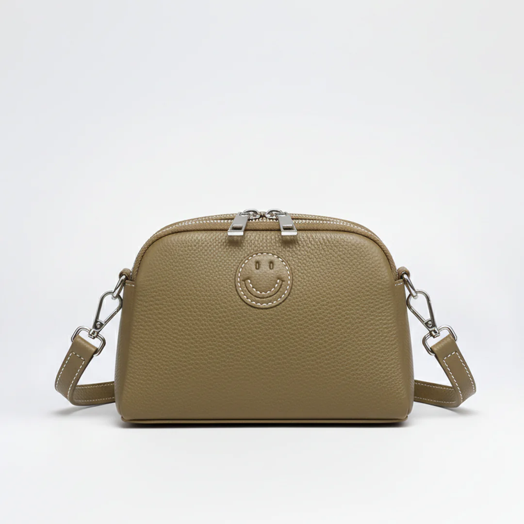 Leather Smile Shoulder Bag - Image 7