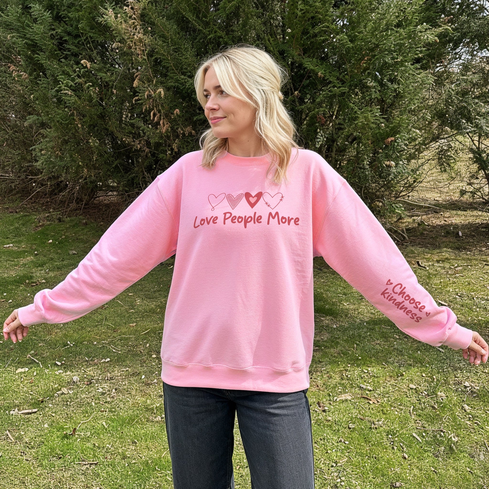 Love People More Sweater - Image 6