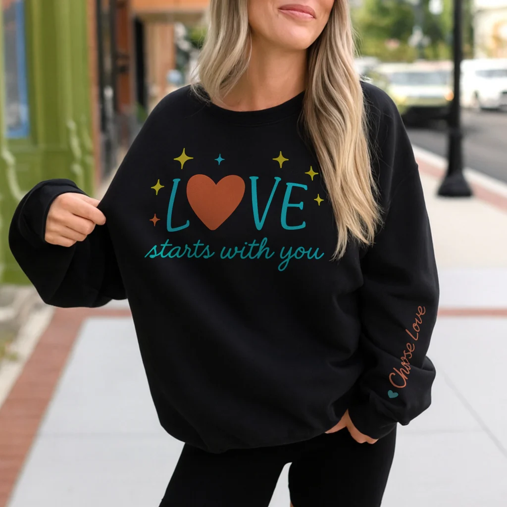 Love Starts With You Sweater - Image 3