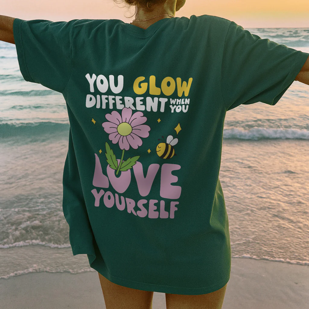 Love Yourself Glow Tee - Image 3