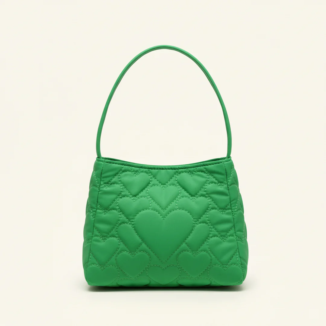 Quilted Heart Handbag - Image 3