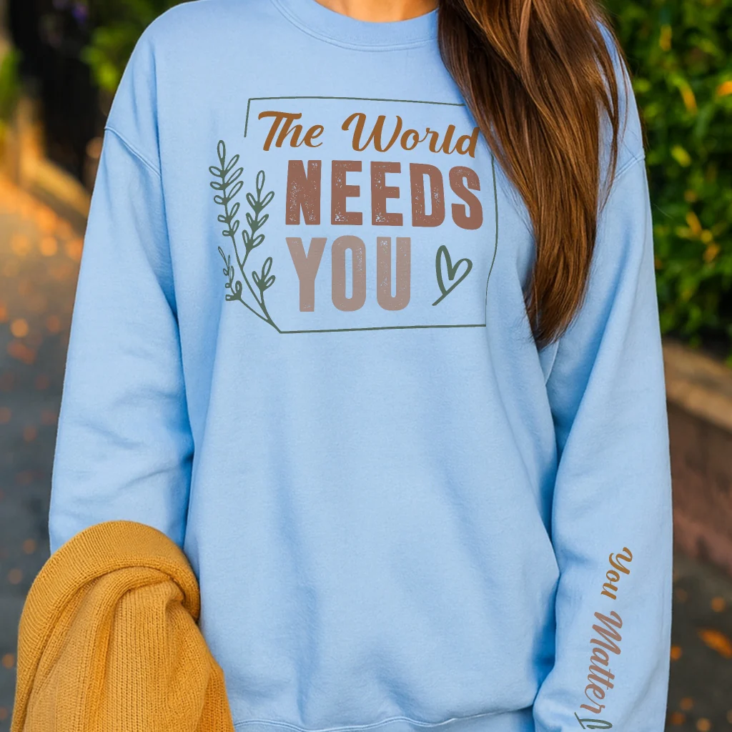 World Needs You Sweater - Image 4
